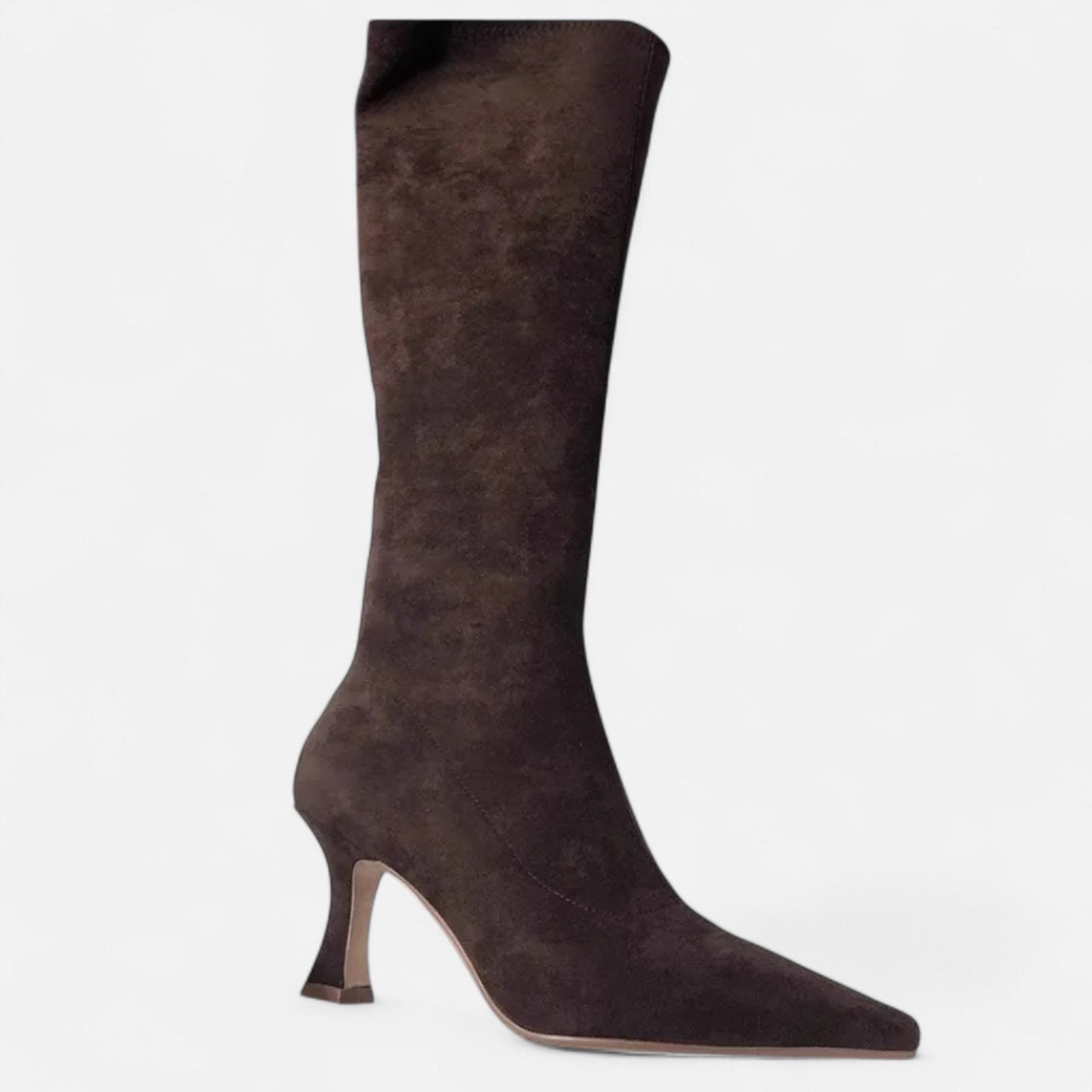 Stylish Slouchy Knee High Boots for Women | Pointed Toe | Block Heel | Pull-On | Steven & Levon