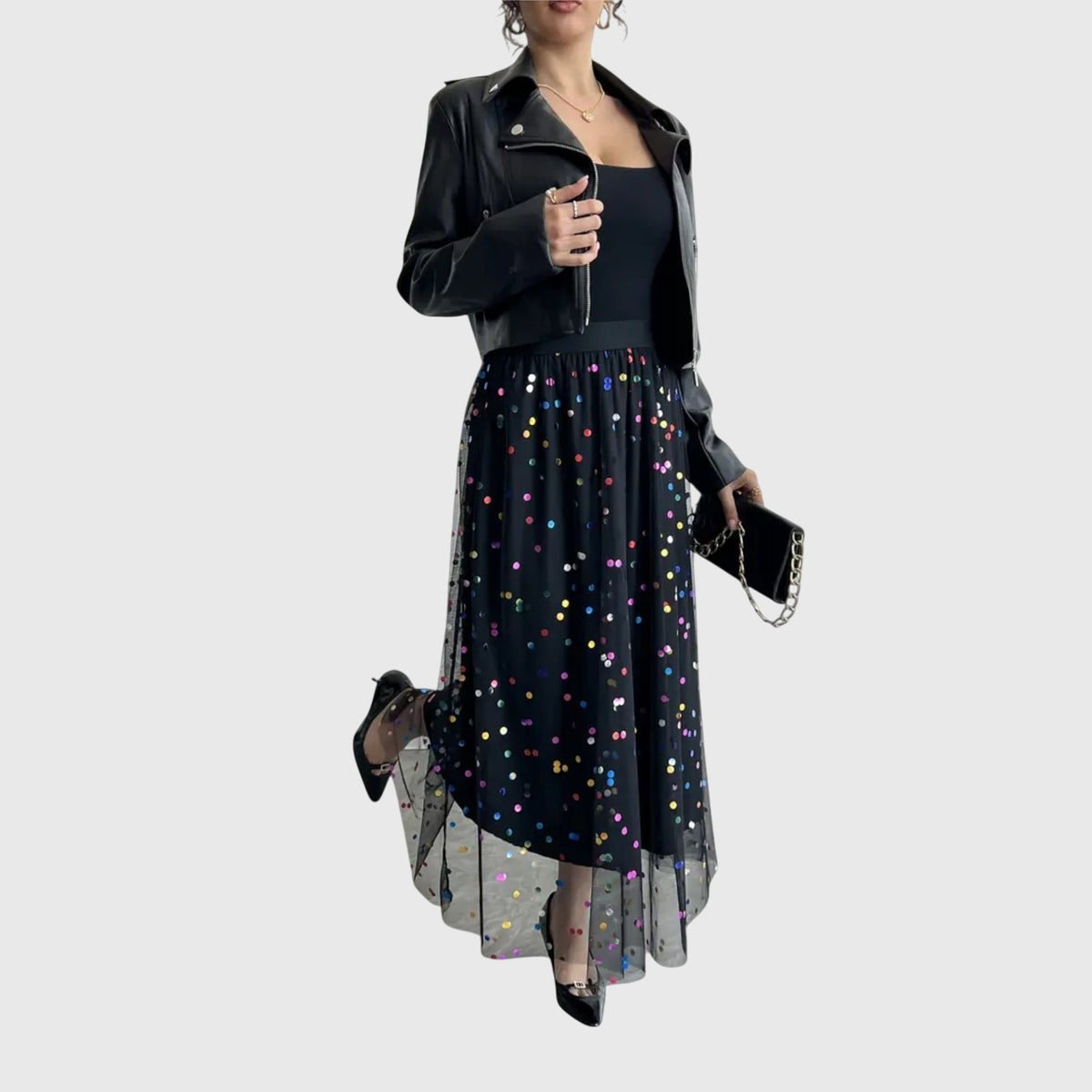 Women's Elegant Midi Skirt | Flattering Casual & Party Style | Steven & Levon