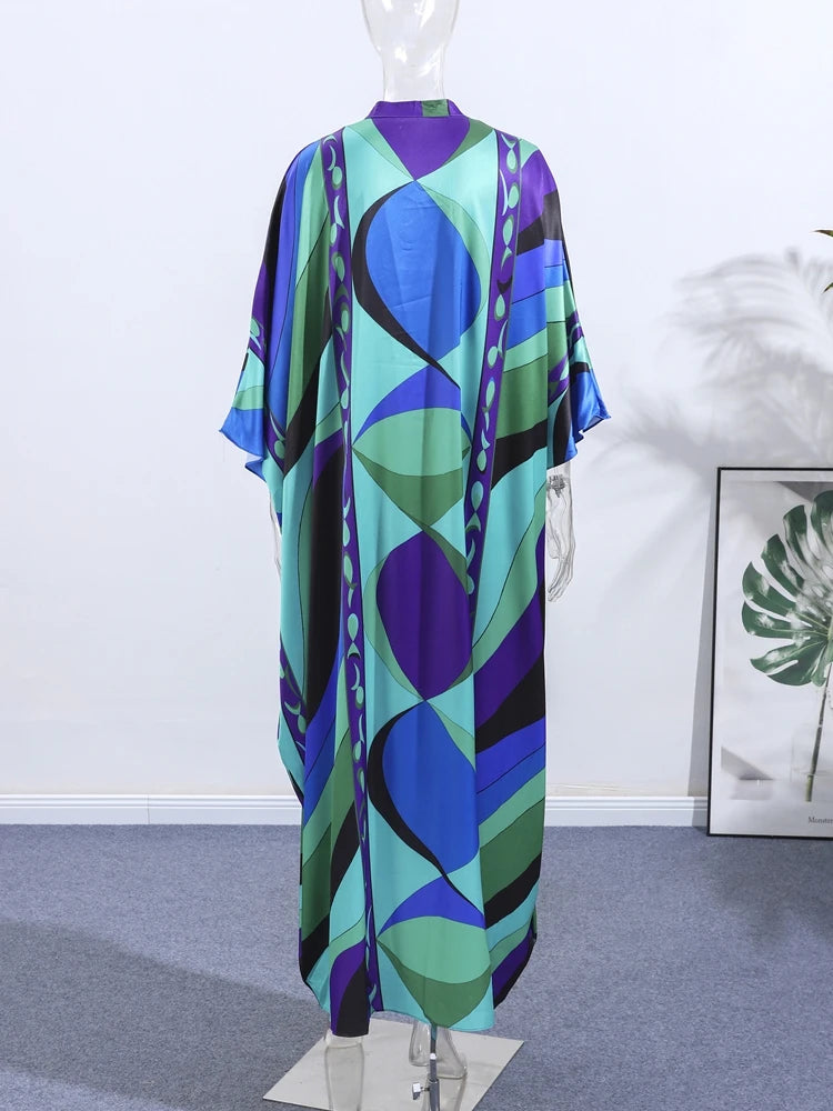Maxi Dress | Women's Floral Halter Neck Backless Dress | A-Line | Steven & Levon