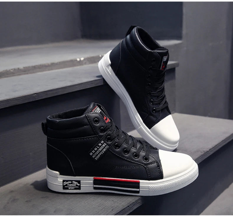 Men's High-Top Sneakers | Casual Walking Shoes | Breathable Sports Trainers | Steven & Levon
