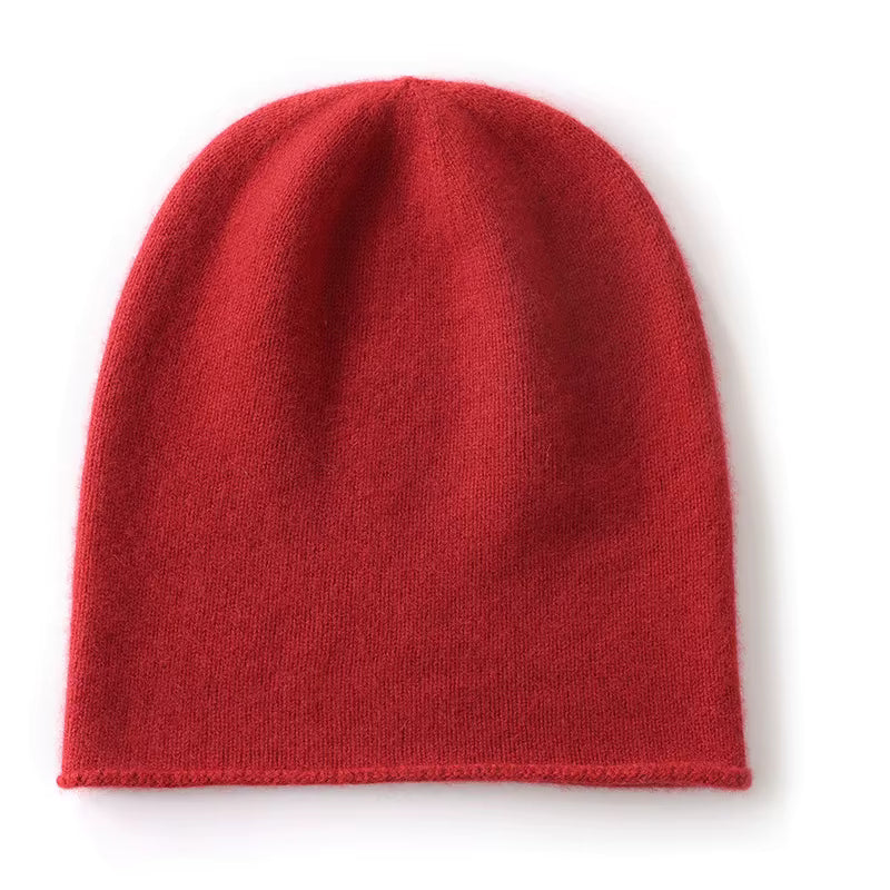 Cashmere Beanie | Unisex 100% Pure Cashmere Knitted Winter Hat for Outdoor Wear | Steven & Levon
