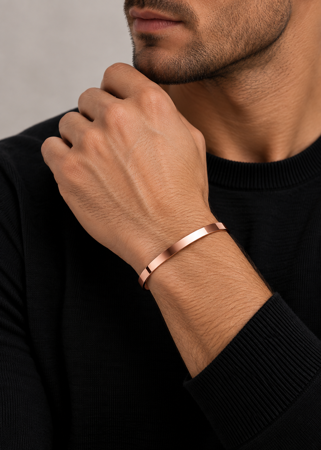 Men's Classic Cuff Bracelet | Zinc Alloy | Steven & Levon