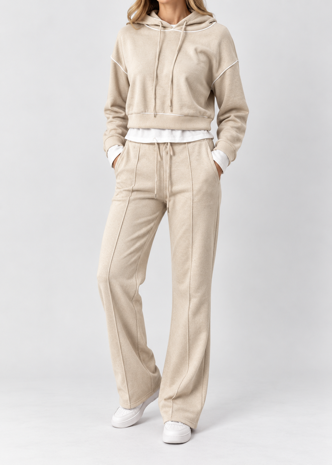 Women's Travel Lounge Set | Comfortable Two Piece Casual Outfit | Steven & Levon