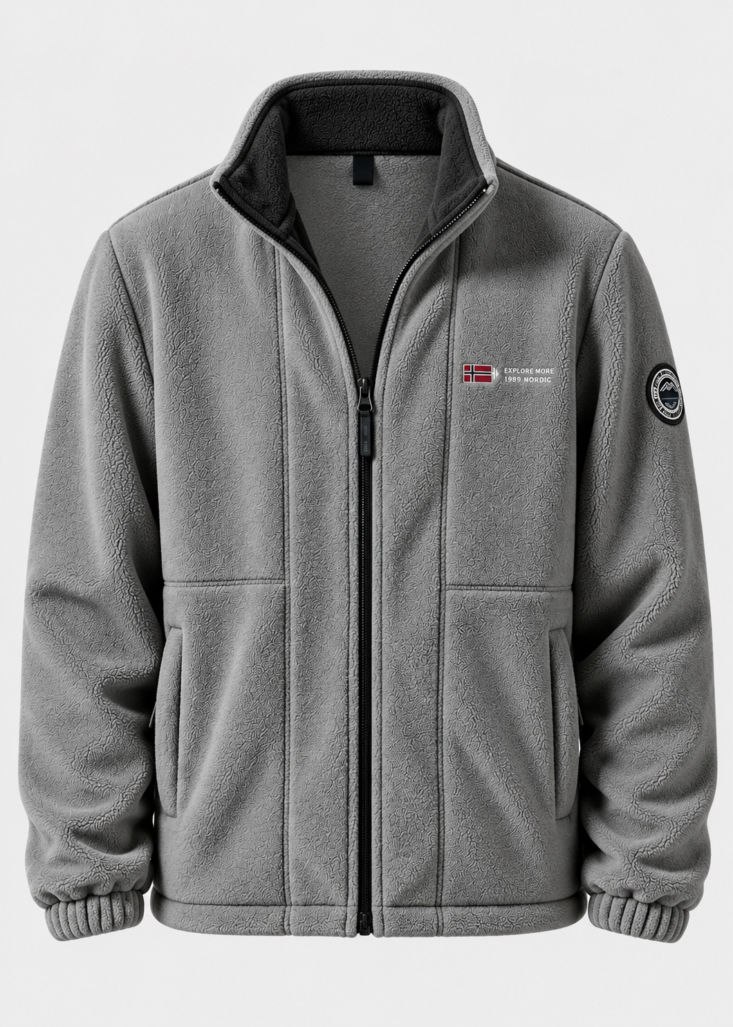 Women's High Collar Jacket | Warm Outdoor Casual Jacket | Soft Winter Layer | Steven & Levon