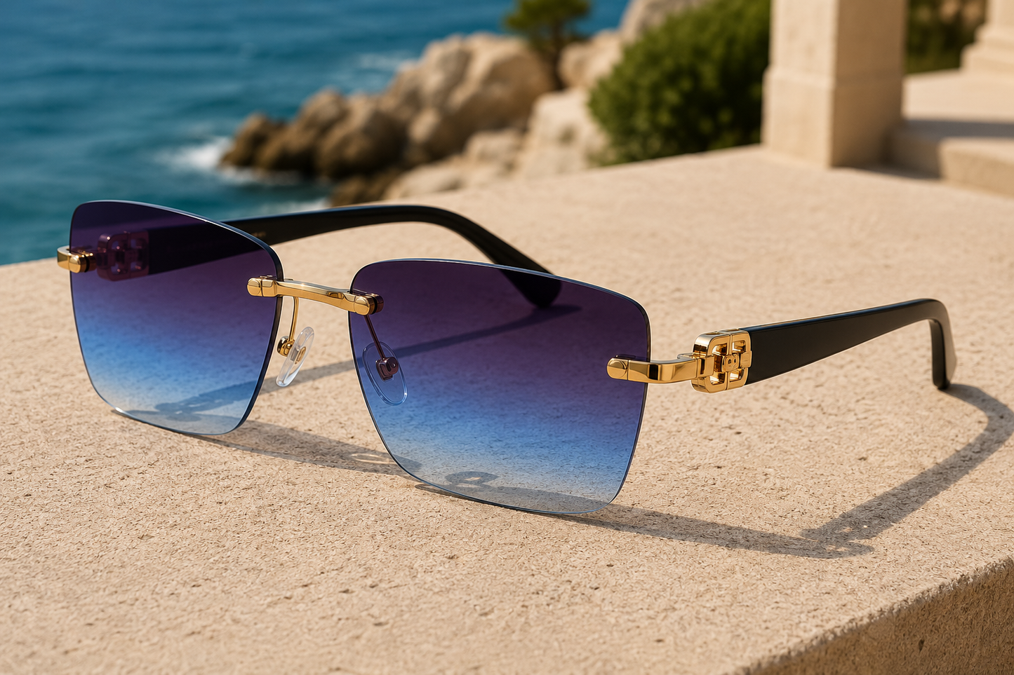 Square Sunglasses | Men | Lightweight Vintage Frame | Steven & Levon