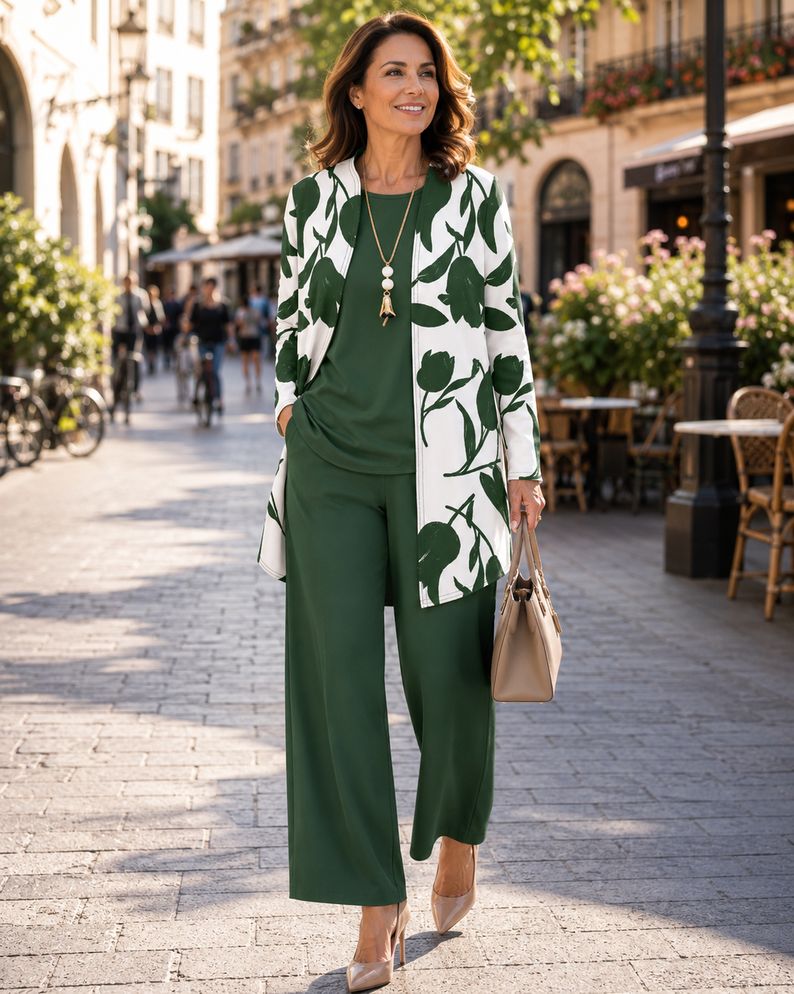 Floral Pants Set | Women | 3 Piece Co-Ord | Elegant Occasion Wear | Steven & Levon