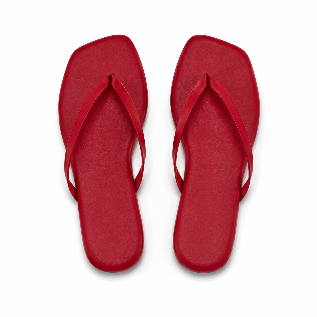 Women's Square Toe Flip Flops | Flat Thong Sandals | Minimalist Slip-On Summer Beach Slides | Steven & Levon