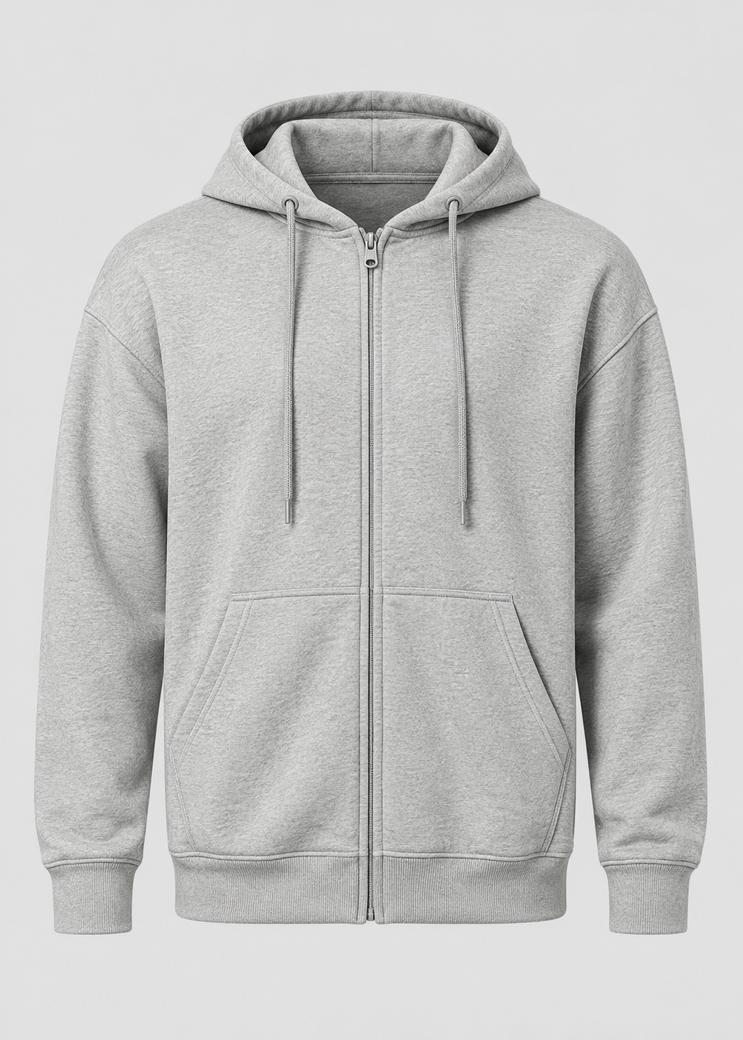 Men's Loose Fit Zip-Up Hoodie | Casual Hooded Sweatshirt | Everyday Wear | Steven & Levon
