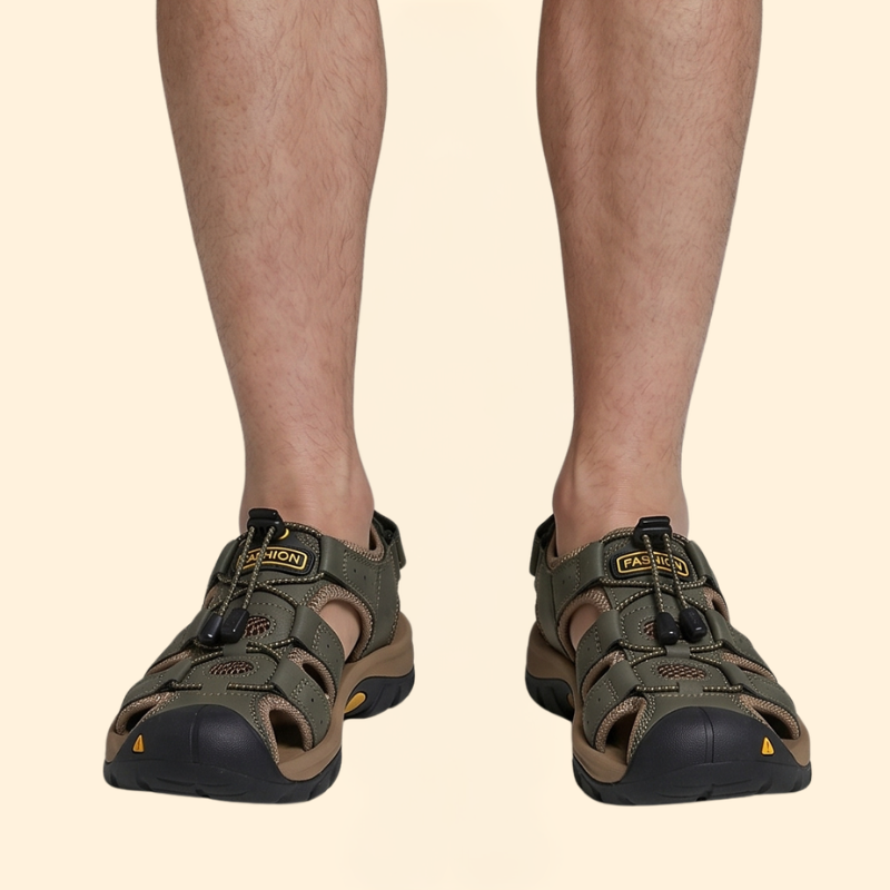 Men’s Fisherman Sandals | Breathable Casual Comfort | Steven & Levon