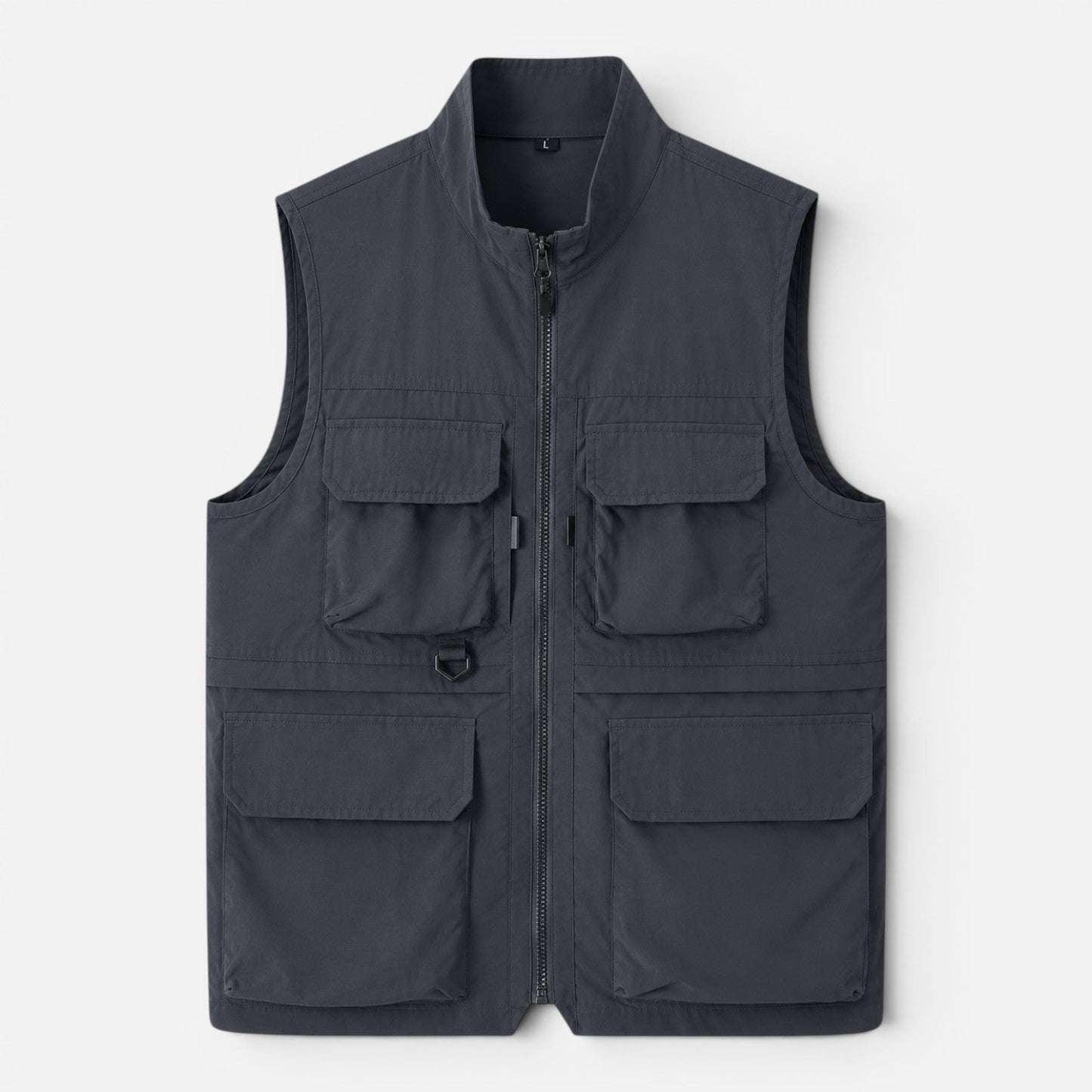 Men's Multi-Pocket Utility Gilet Vest | Lightweight | Zip Front | Outdoor Fishing Workwear | Steven & Levon