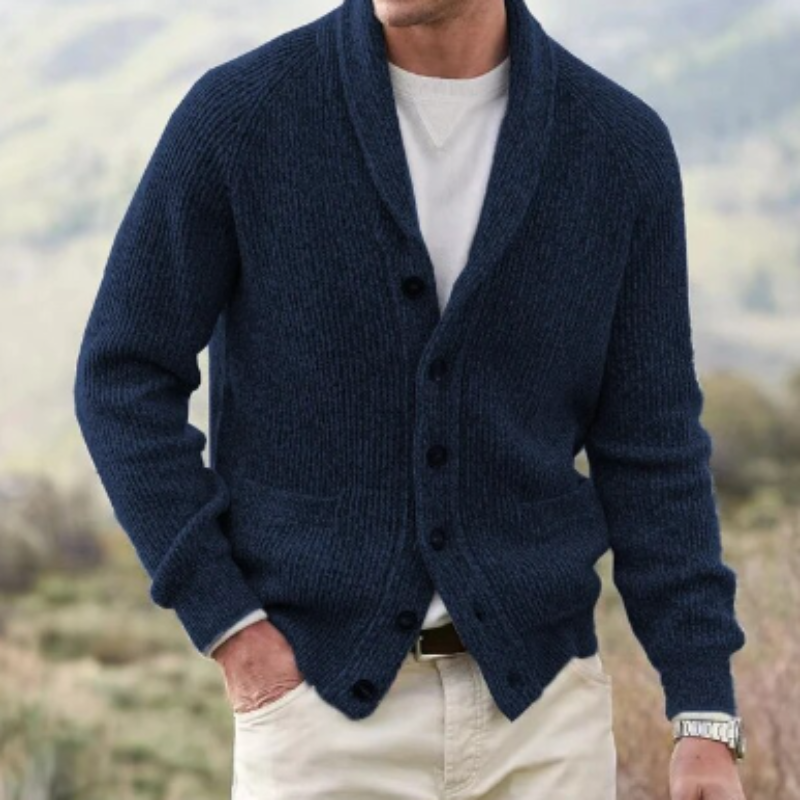 Men’s Classic Knitted Cardigan | Men | Soft Knit | Button Front | Timeless Style | Steven & Levon