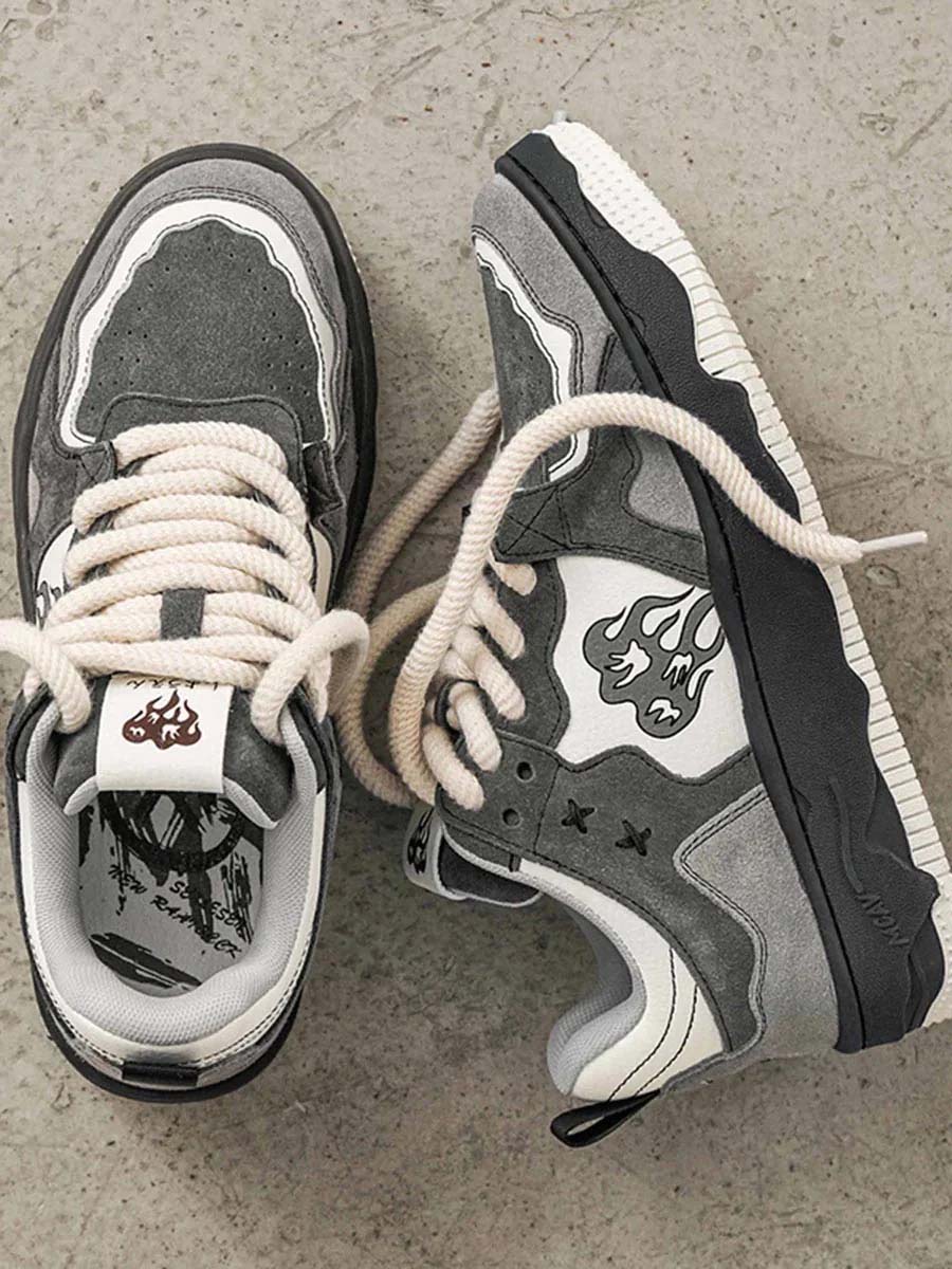 Mens Vintage Skate Shoes | Casual Street Style Sneakers | Steven & Levon