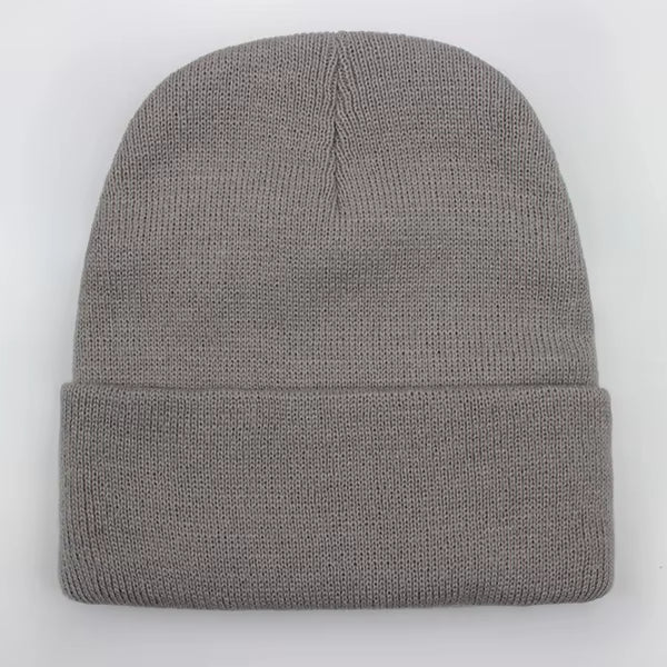Unisex Beanie | Warm Wool Blend Cuffed Knitted Hat for Autumn Winter Outdoor Wear | Steven & Levon