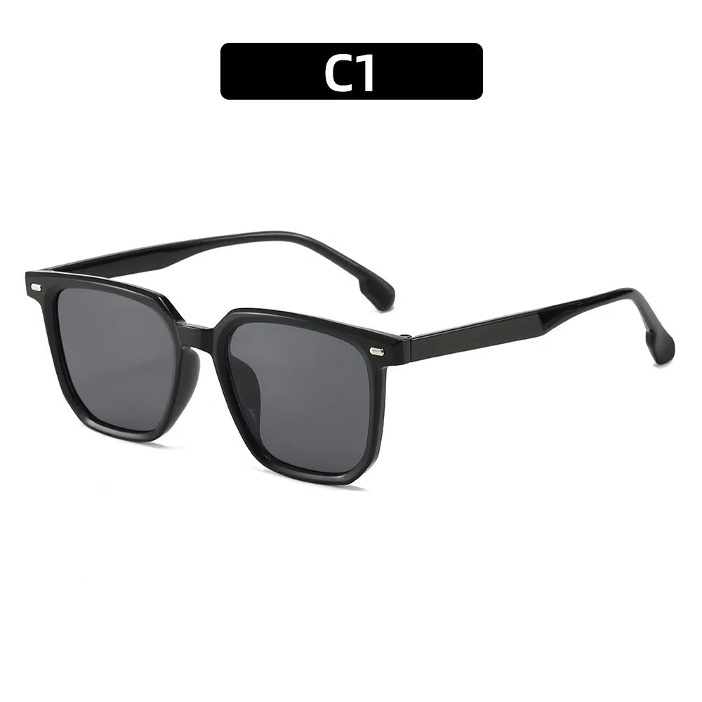 Classic Square Sunglasses | Unisex | UV400 Polarized Style Eyewear | Lightweight Retro Frame | Steven & Levon