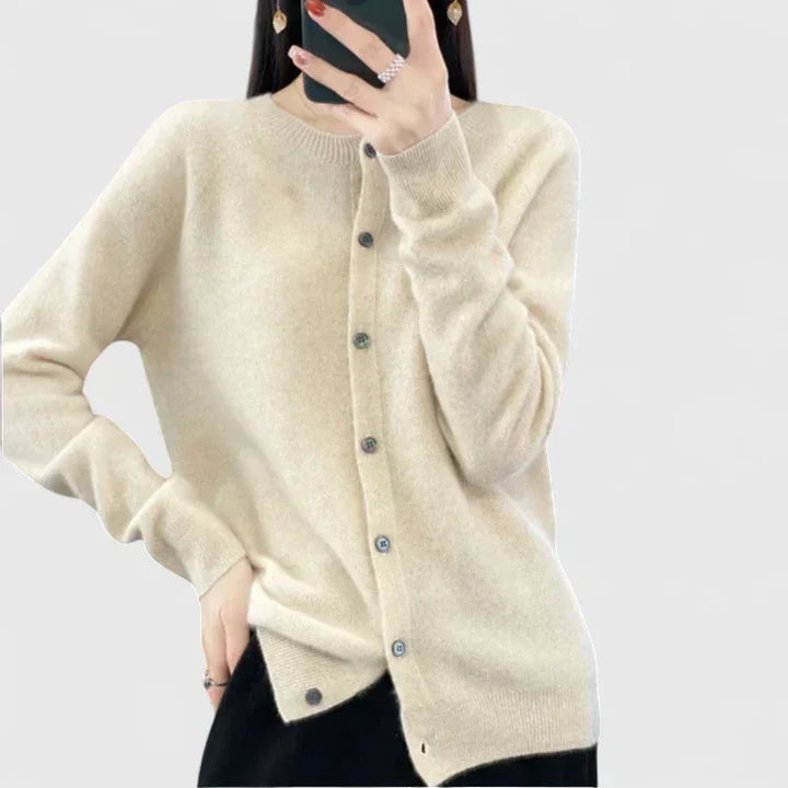 Cozy Knit Cardigan | Women | Button Front | Soft Knit | Relaxed Everyday Layering | Steven & Levon