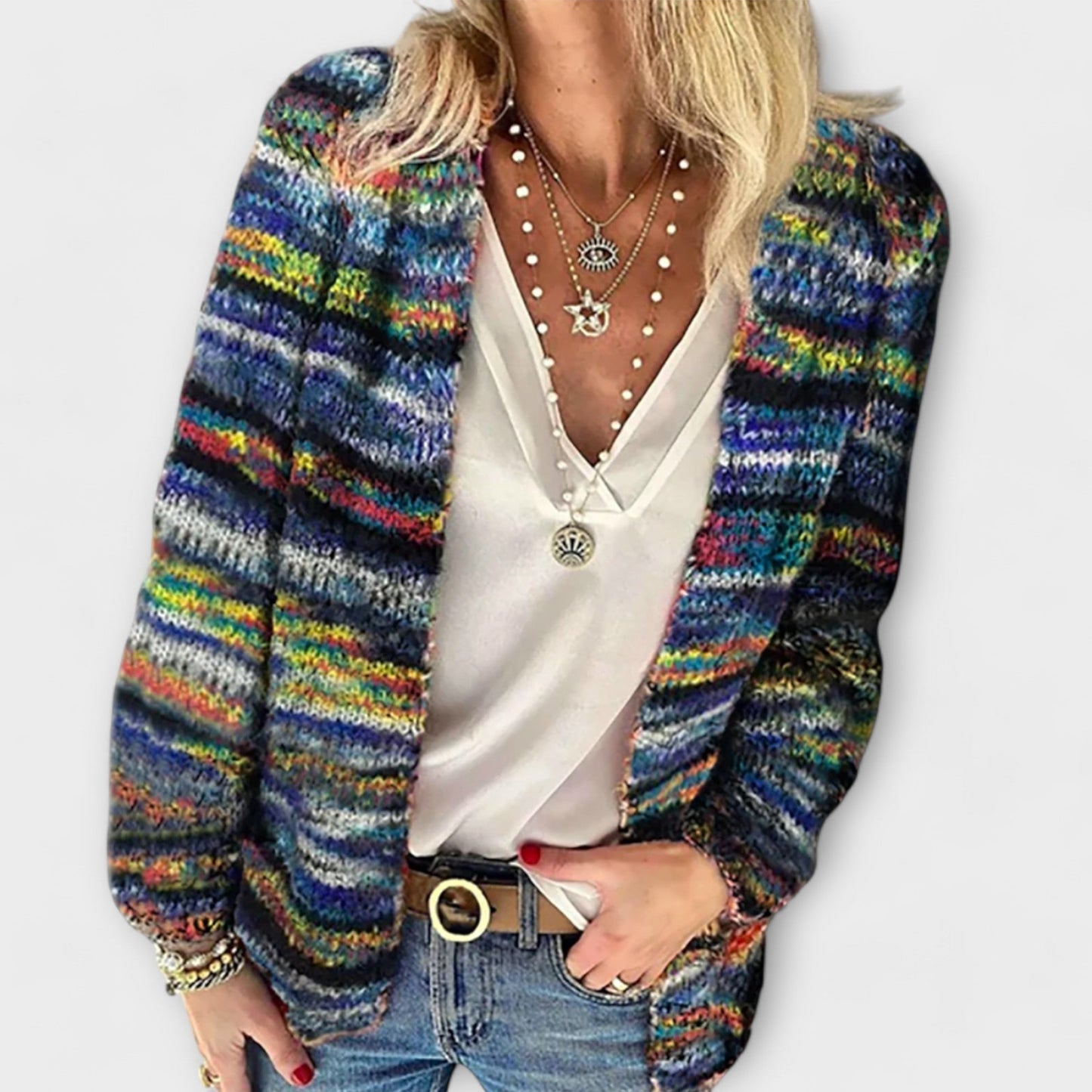 Cozy Knit Cardigan | Women's Soft Button-Up Sweater | Steven & Levon