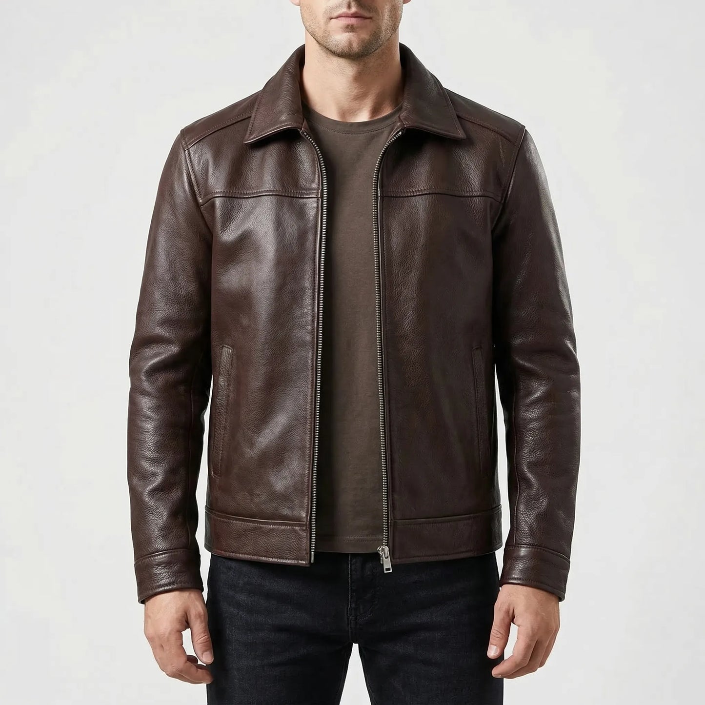 Tannwick - Slim Fit Zip-Up Jacket Casual Everyday Wear
