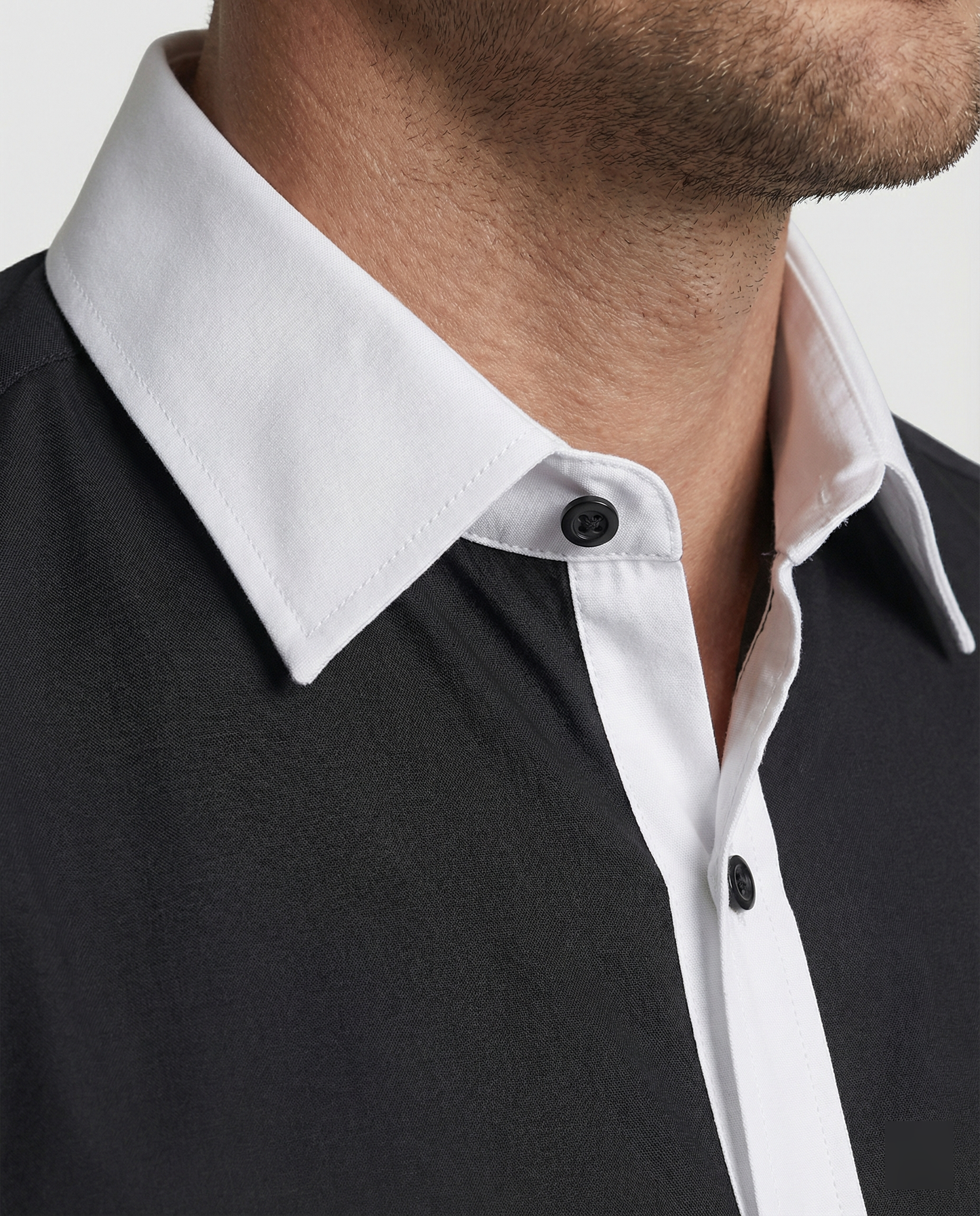 Men's Two-Tone Shirt | Men | Slim Fit | Casual Button-Up | Steven & Levon