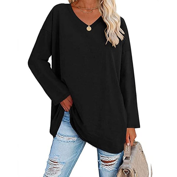 Women's Long Sleeve Shirt | Classic Modern Blouse | Lightweight Cotton Blend | Steven & Levon