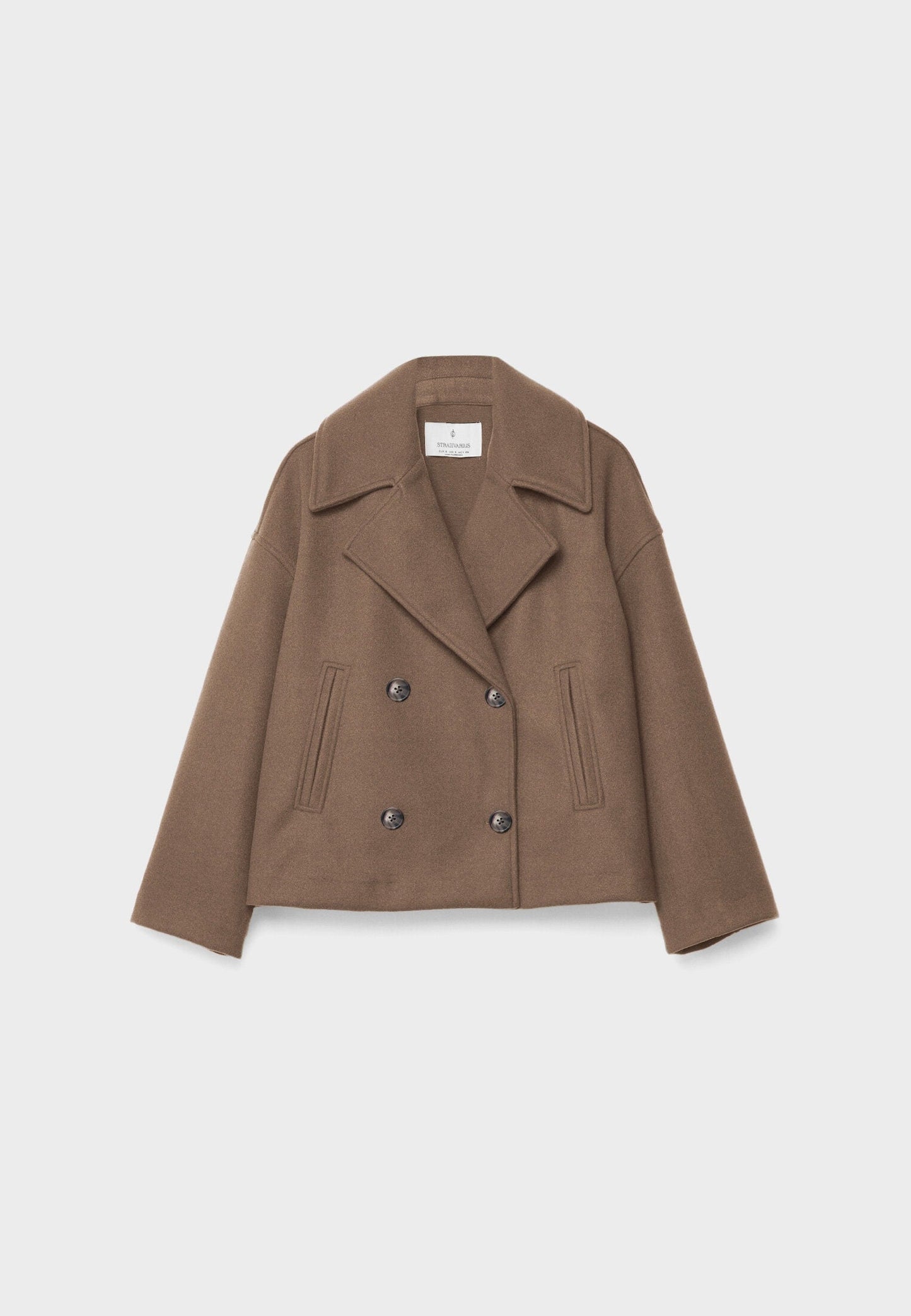 Women's Short Double Breasted Jacket | Women | Tailored Blazer Coat | Smart Casual Layering | Steven & Levon