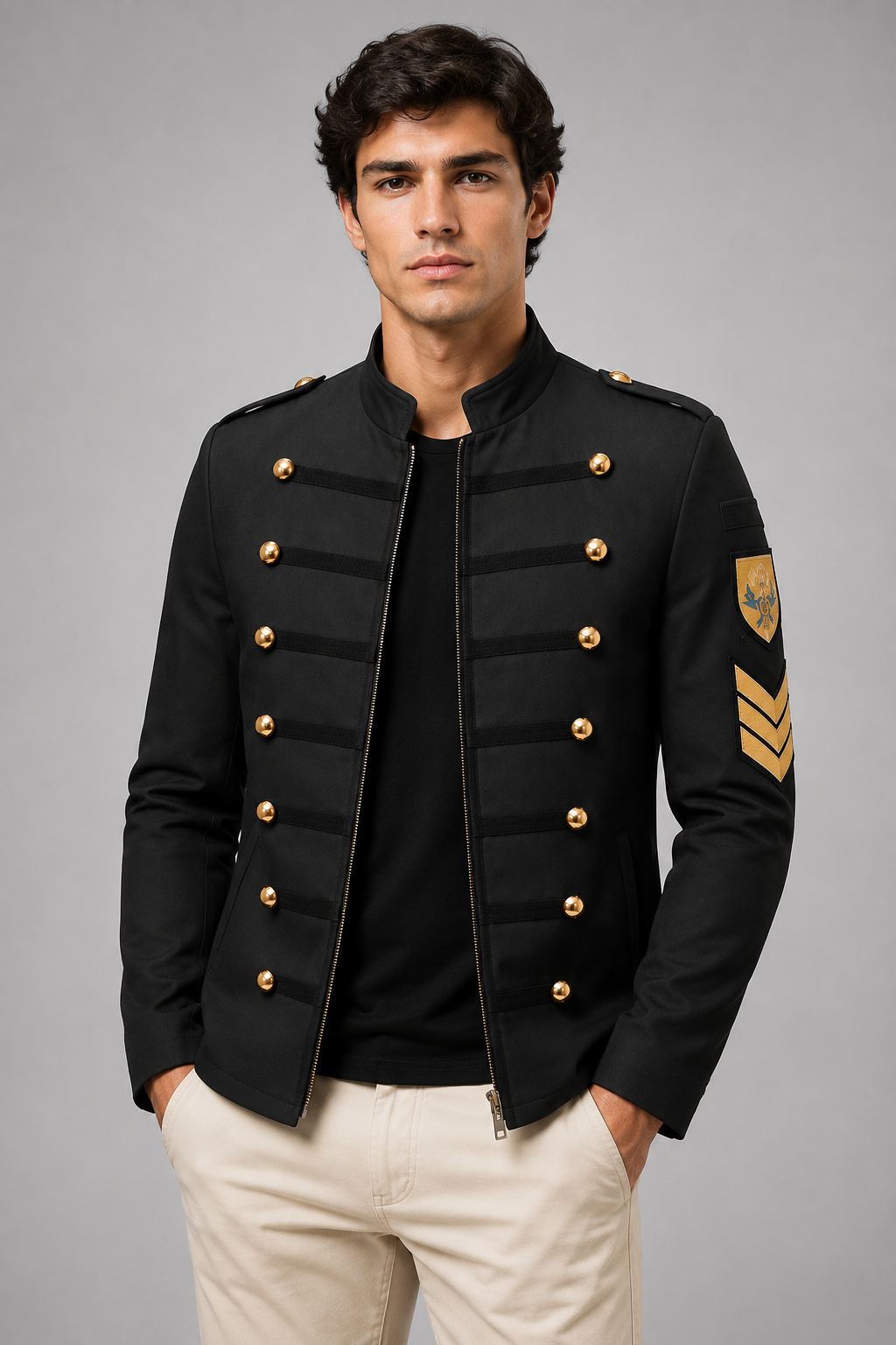 Men's Modern Coat | Men | Lightweight | Slim Fit Long Jacket | Steven & Levon