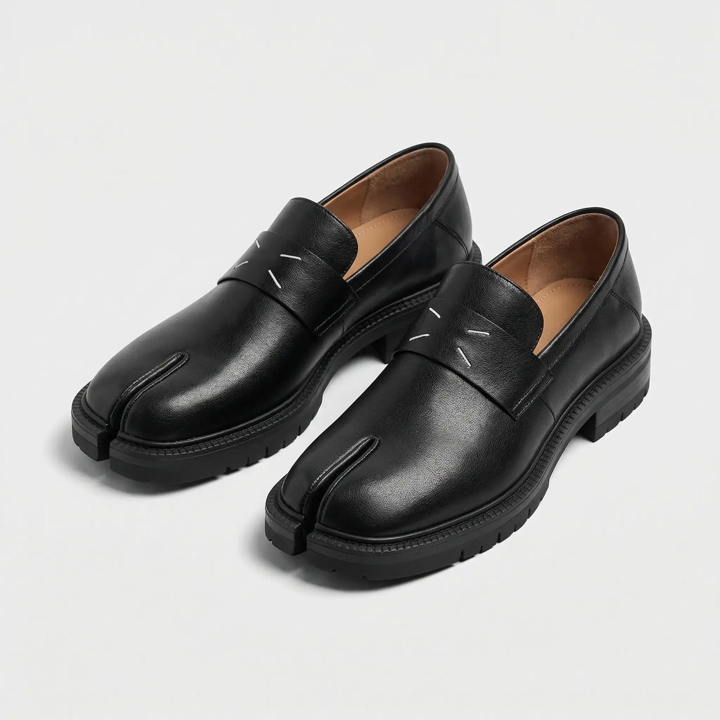Splitova - Split Toe Thick Sole Loafer Casual Everyday Wear