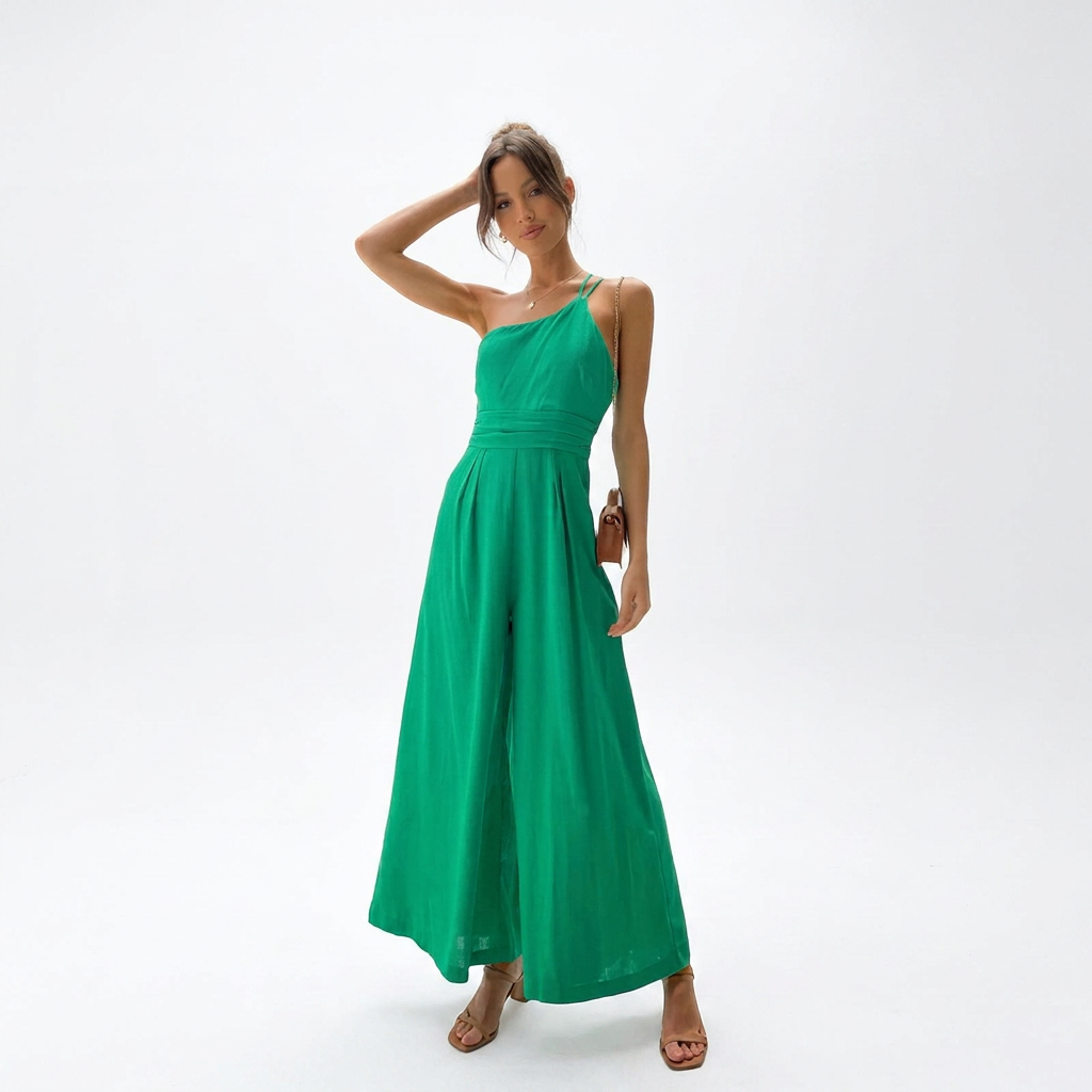 Women's Jumpsuit | Women | Lightweight Fabric | Elegant Comfortable One-Piece | Office & Everyday Wear | Steven & Levon
