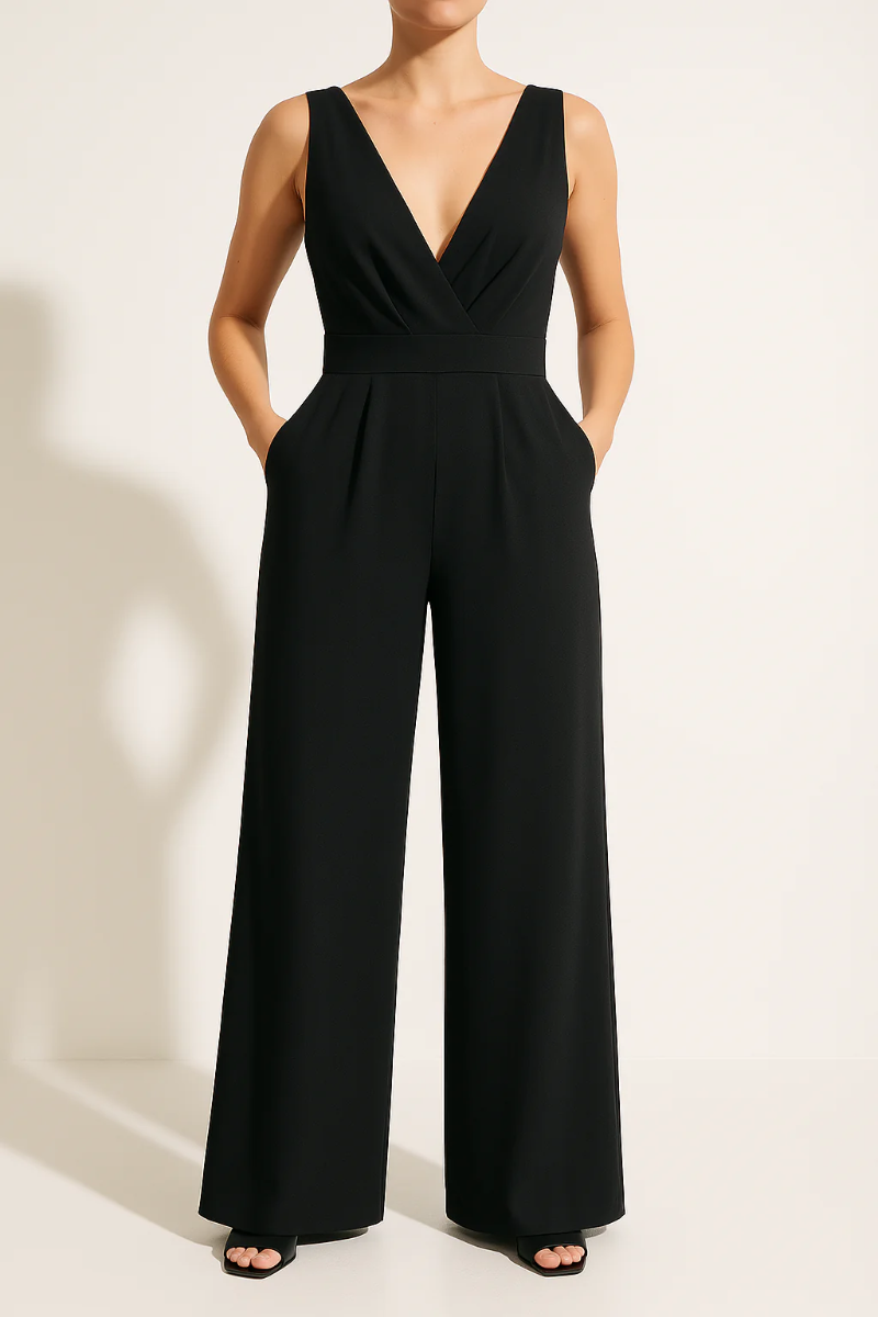Women's Commuter Jumpsuit | Lightweight Polyester Blend | Relaxed Fit | Everyday Wear | Steven & Levon
