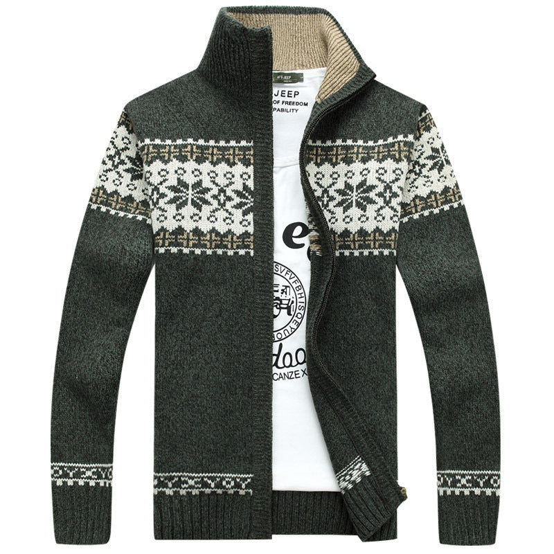Snowflake Wool Sweater | Festive Christmas Knit | Warm Winter Pullover | Steven & Levon