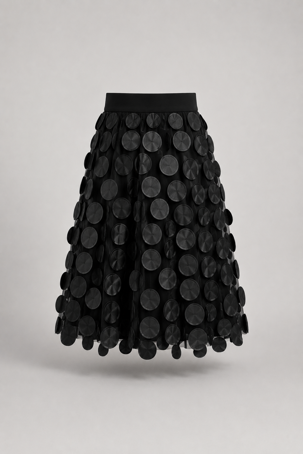 Polka Dot Maxi Skirt | Women | High-Waisted | Flowy A-Line | Elegant Everyday Skirt | Steven & Levon