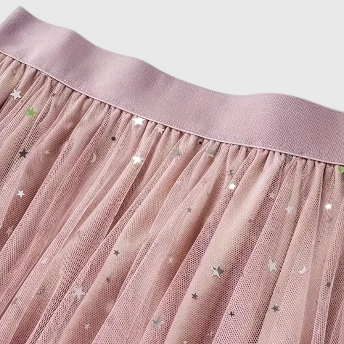 Women's High-Waist Sequin Skirt | Gathered Hem Elegant Party Style | Steven & Levon
