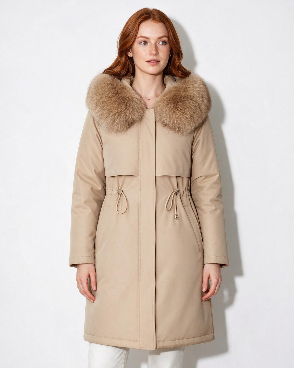 Faux Fur Parka | Women | Plush Winter Coat | Warm Casual Jacket | Steven & Levon