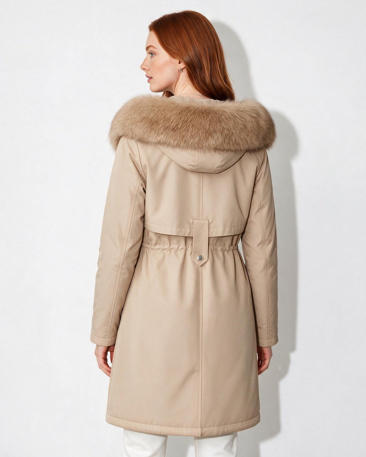 Faux Fur Parka | Women | Plush Winter Coat | Warm Casual Jacket | Steven & Levon