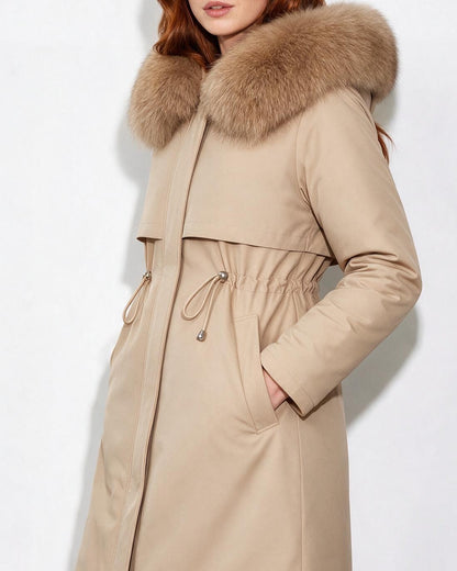 Faux Fur Parka | Women | Plush Winter Coat | Warm Casual Jacket | Steven & Levon