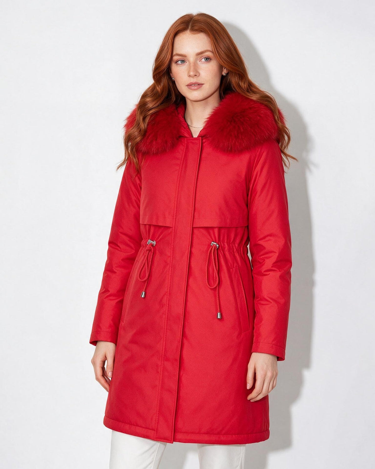 Faux Fur Parka | Women | Plush Winter Coat | Warm Casual Jacket | Steven & Levon
