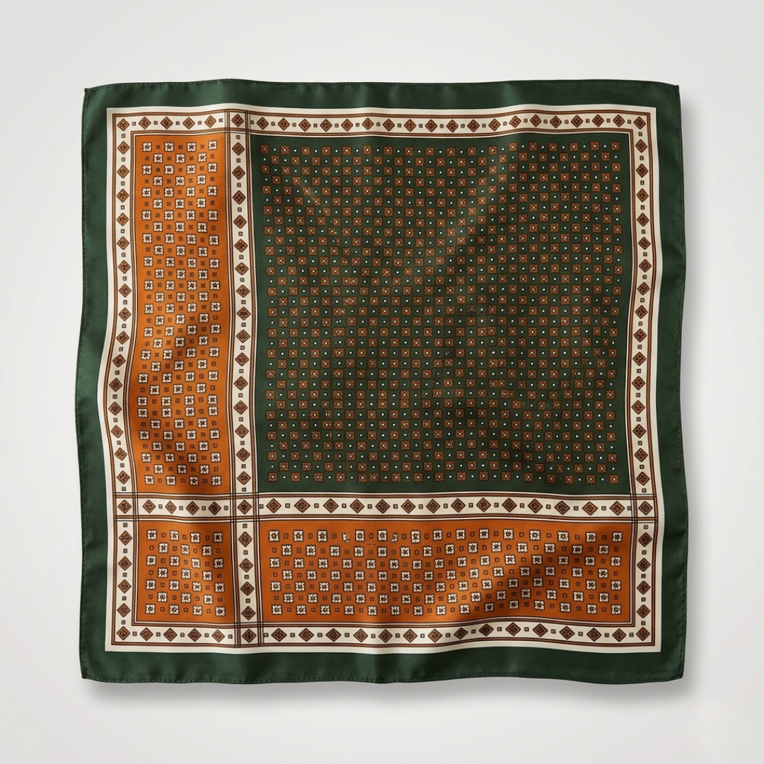 Square Scarf | Women | Silk-Feel Fabric | 70x70cm Luxury Neck & Hair Scarf | Steven & Levon
