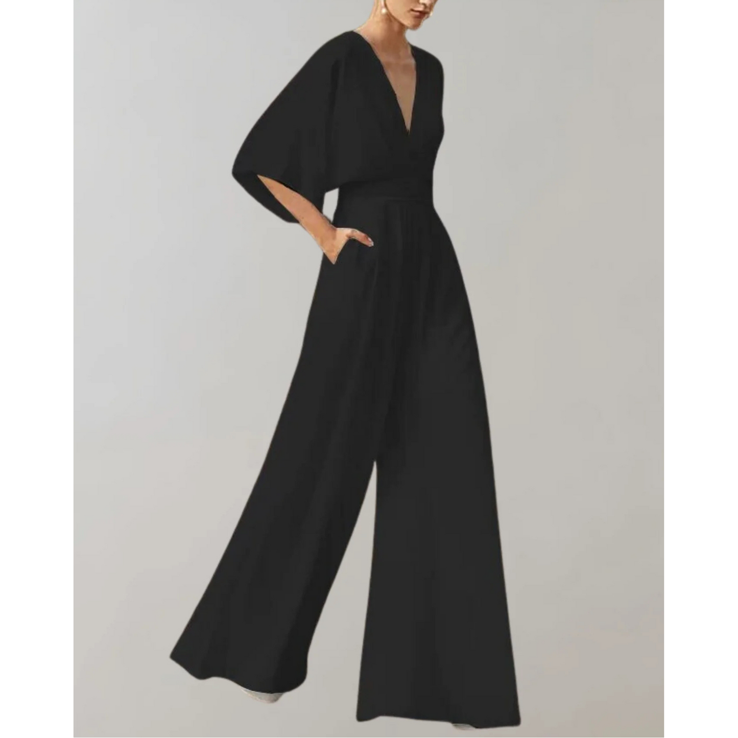 Women's Wide Leg Jumpsuit | Fitted One-Piece Outfit | Elegant Casual | Steven & Levon