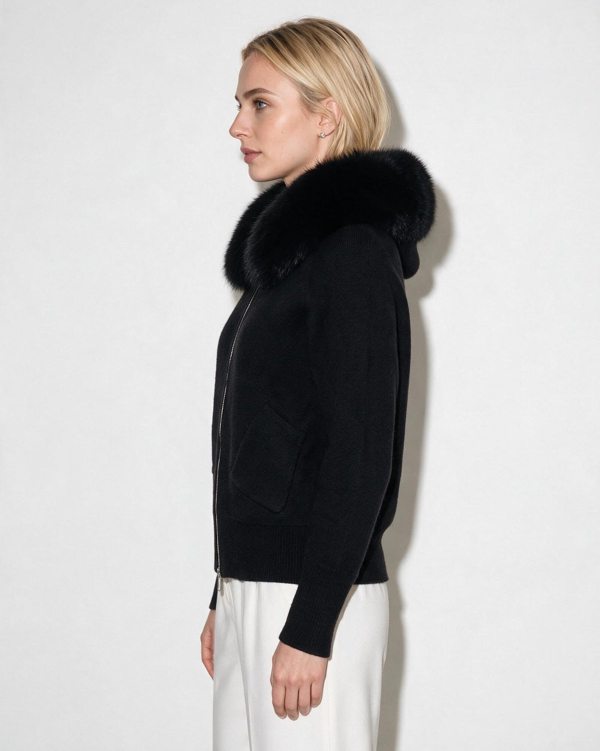 Faux Fur Hood Jacket | Women | Plush Winter Coat | Cozy Warm Outerwear | Steven & Levon