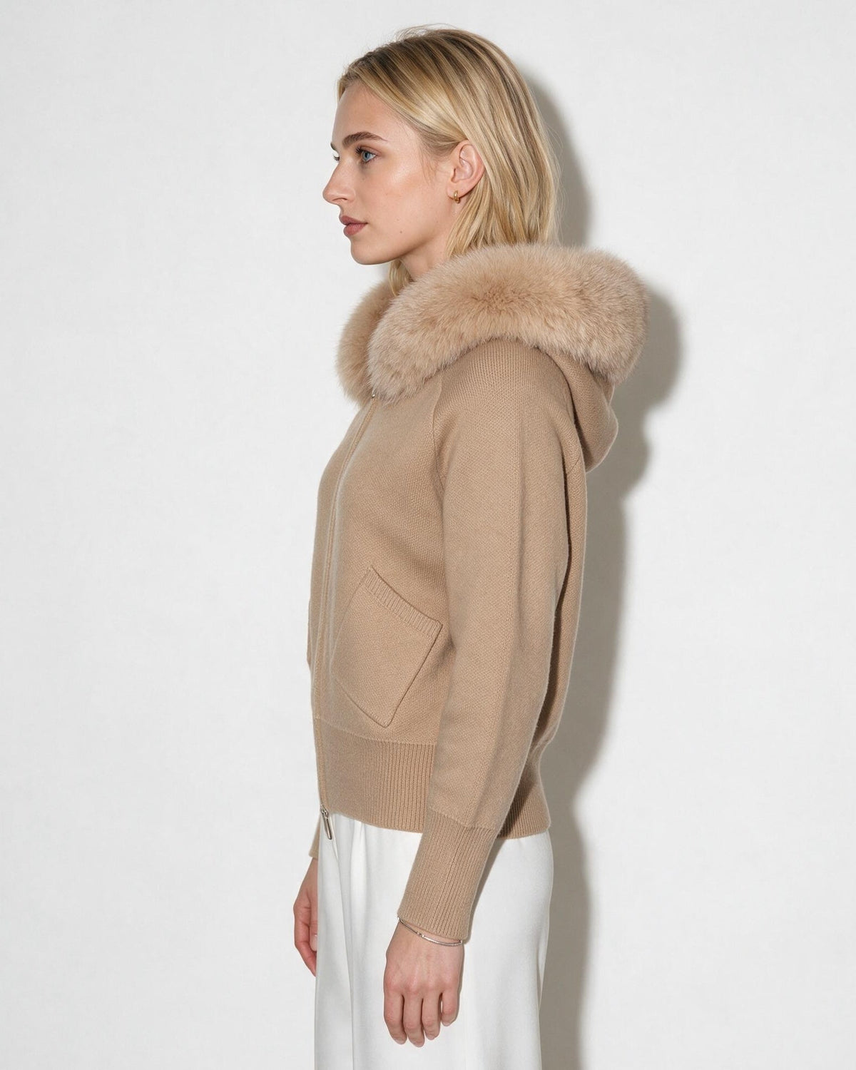 Faux Fur Hood Jacket | Women | Plush Winter Coat | Cozy Warm Outerwear | Steven & Levon