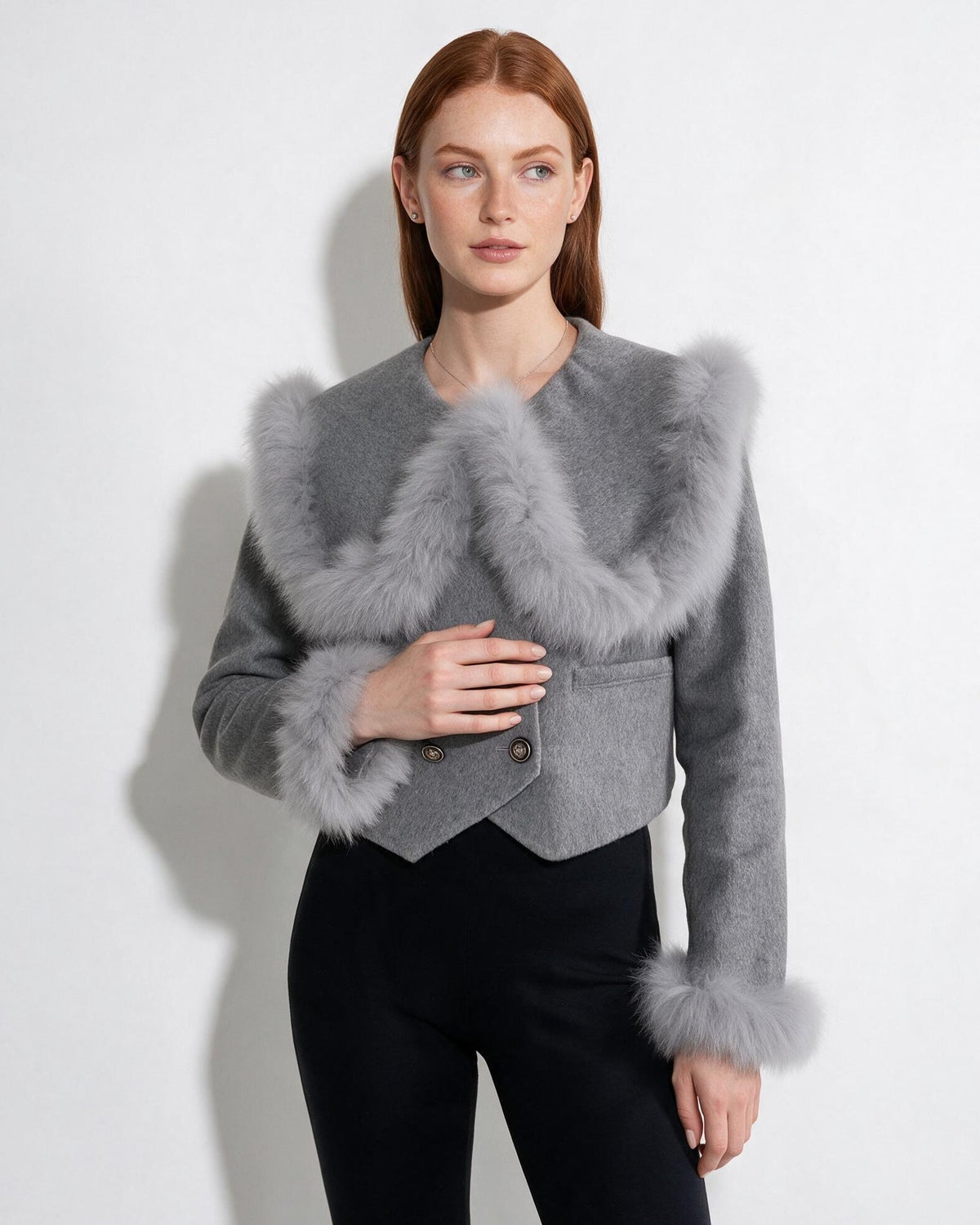 Plush Trim Winter Jacket | Women | Faux Fur Coat | Cozy Warm Outerwear | Steven & Levon