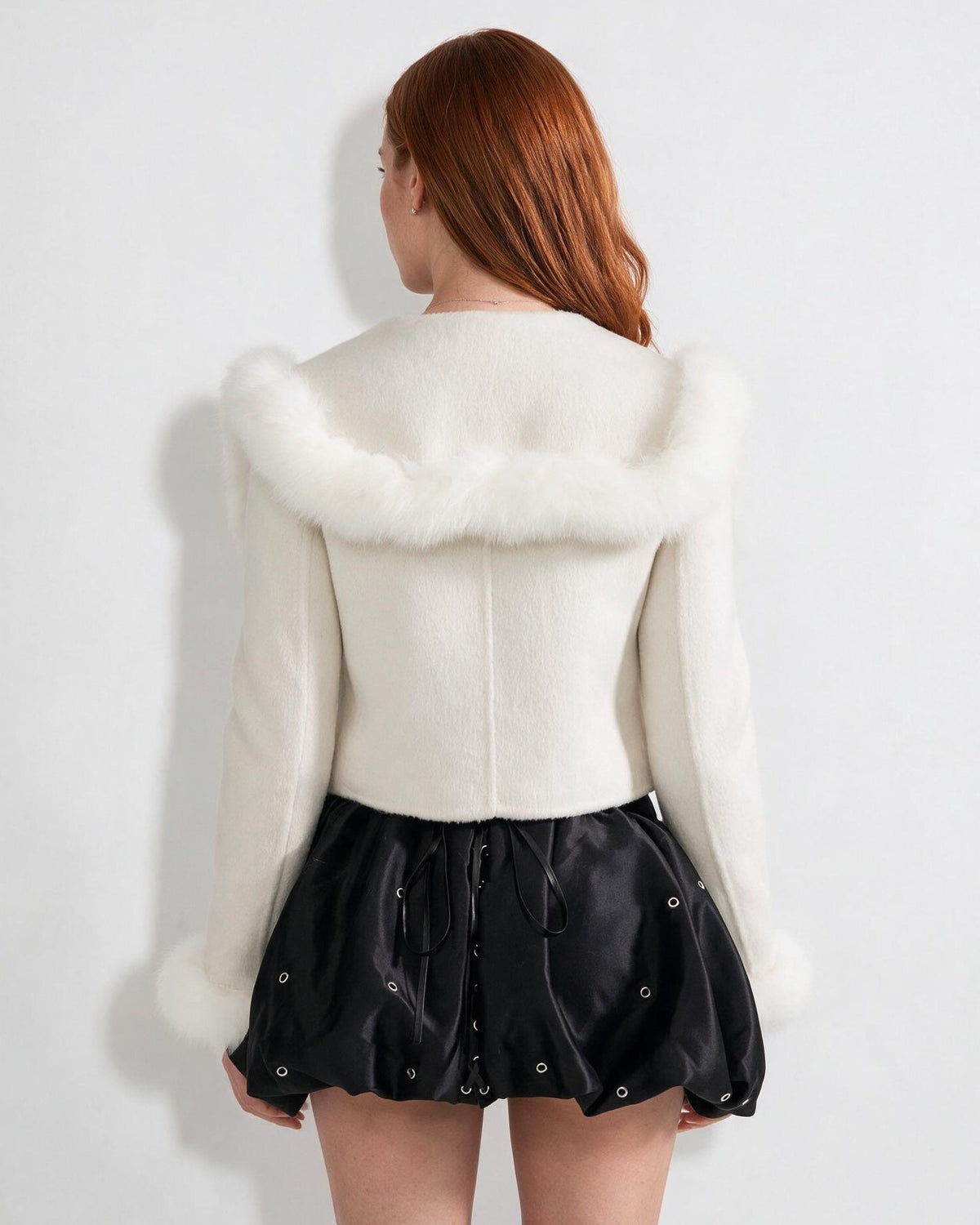 Plush Trim Winter Jacket | Women | Faux Fur Coat | Cozy Warm Outerwear | Steven & Levon