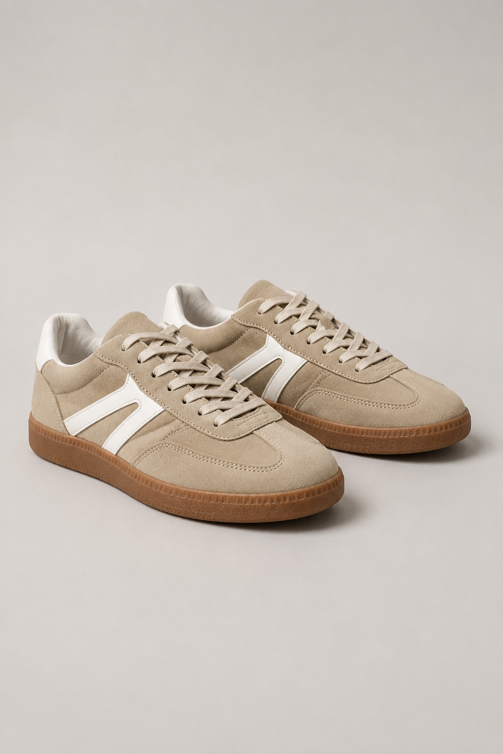 Women’s Lace-Up Casual Sneakers | Women | Synthetic Upper & Gum Rubber Sole | Low-Top Everyday Trainers | Steven & Levon