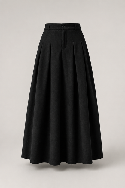Women's Elegant Midi Skirt | Women | High Waist | Flattering A-Line Silhouette | Smart Casual & Occasion Wear | Steven & Levon