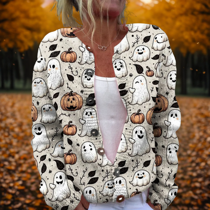 Halloween Cardigan | Women's Spooky Knit Sweater | Steven & Levon