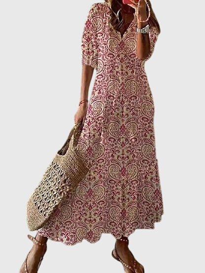 Women's Maxi Dress | Boho Summer Dress | Flowy Fit | Holiday Wear | Steven & Levon