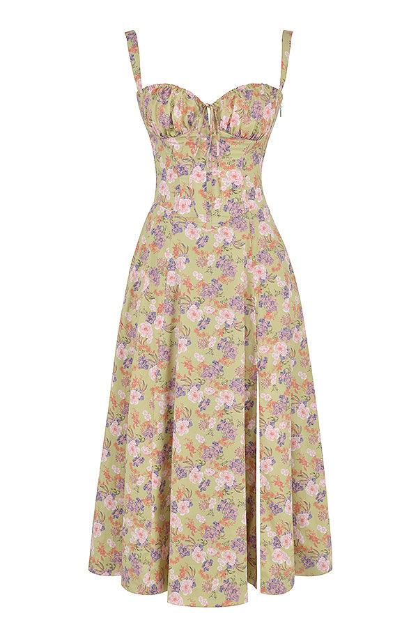 Bustier Dress | Women's Structured Midi Dress | Elegant Occasion Wear | Steven & Levon