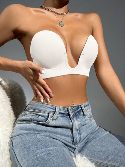 Seamless Backless Bra | Women | Soft Stretch Fabric | Wire-Free Support | Invisible Fit | Steven & Levon