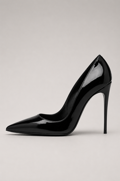 Caurelle Patent Leather Court Heels | Women | Elegant Dress Shoes | Steven & Levon