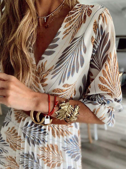 Boho Swing Maxi Dress | Women | Relaxed Fit | Flowy Style | Casual Summer Wear | Steven & Levon