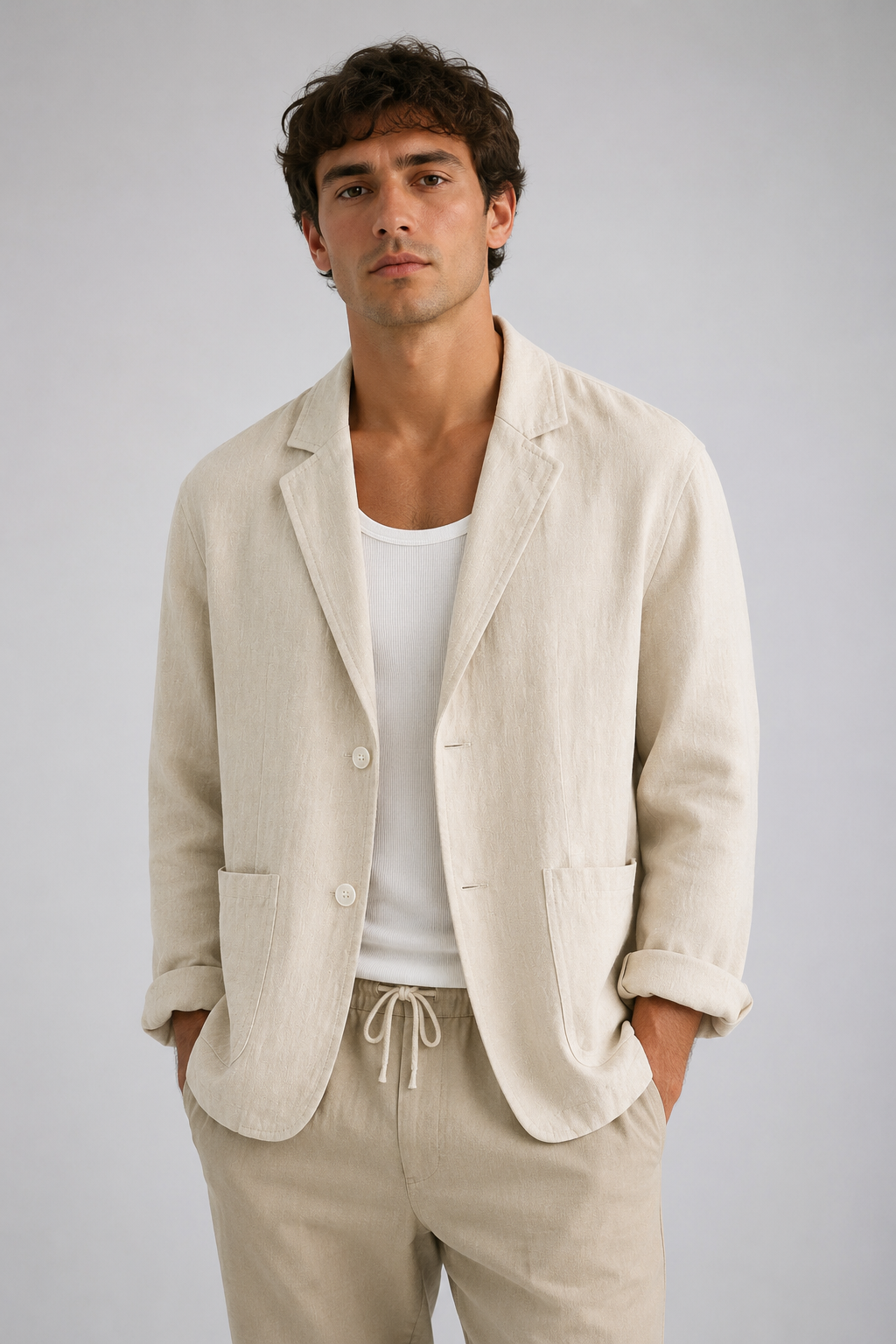 Men's Relaxed Fit Blazer | Men | Lightweight | Smart Casual Jacket | Steven & Levon